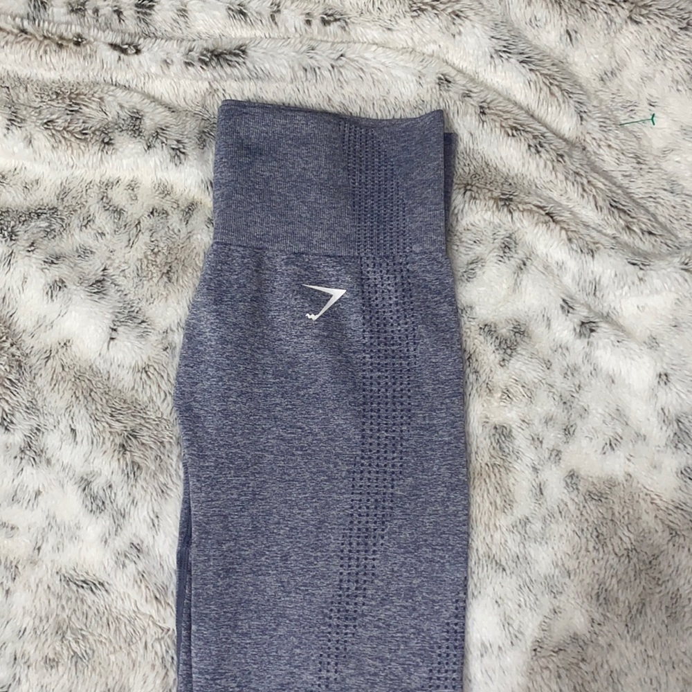 Blue gym shark leggings